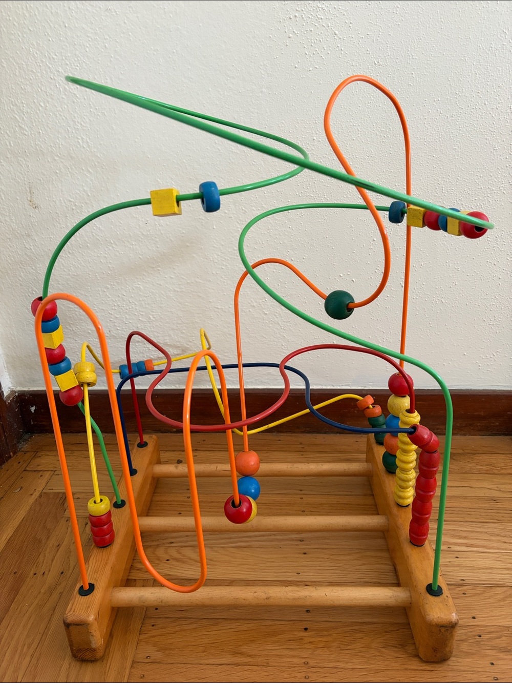 Vintage Wooden Educo Supermaze Bead Maze